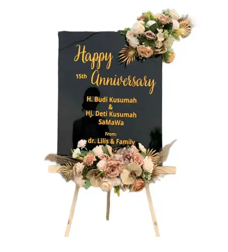 Papan Bunga Akrilik Sampang Bitung