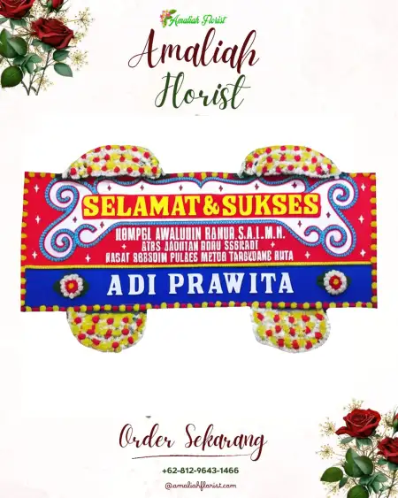 Papan Bunga Ucapan Selamat Sampang Bitung